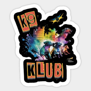 k9 Klub Sticker